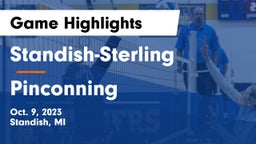 Standish-Sterling  vs Pinconning  Game Highlights - Oct. 9, 2023