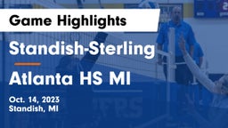 Standish-Sterling  vs Atlanta HS MI Game Highlights - Oct. 14, 2023
