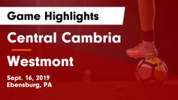 Central Cambria  vs Westmont  Game Highlights - Sept. 16, 2019