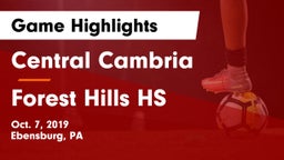 Central Cambria  vs Forest Hills HS Game Highlights - Oct. 7, 2019