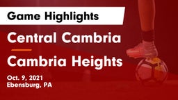 Central Cambria  vs Cambria Heights  Game Highlights - Oct. 9, 2021