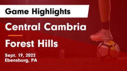 Central Cambria  vs Forest Hills  Game Highlights - Sept. 19, 2022