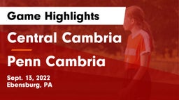 Central Cambria  vs Penn Cambria  Game Highlights - Sept. 13, 2022