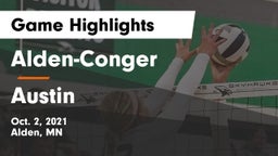 Alden-Conger  vs Austin  Game Highlights - Oct. 2, 2021
