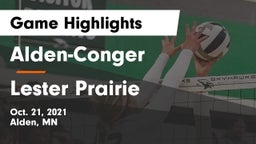 Alden-Conger  vs Lester Prairie  Game Highlights - Oct. 21, 2021