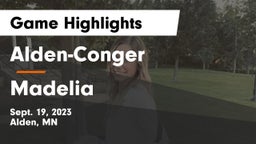Alden-Conger  vs Madelia  Game Highlights - Sept. 19, 2023