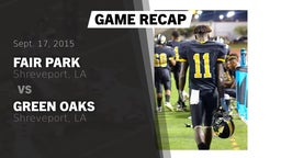 Recap: Fair Park  vs. Green Oaks  2015