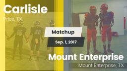 Matchup: Carlisle vs. Mount Enterprise 2017