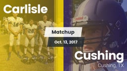 Matchup: Carlisle vs. Cushing  2017