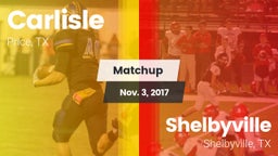 Matchup: Carlisle vs. Shelbyville  2017