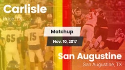 Matchup: Carlisle vs. San Augustine  2017
