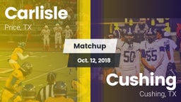 Matchup: Carlisle vs. Cushing  2018