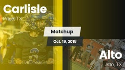 Matchup: Carlisle vs. Alto  2018