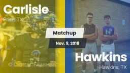 Matchup: Carlisle vs. Hawkins  2018