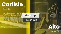 Matchup: Carlisle vs. Alto  2019