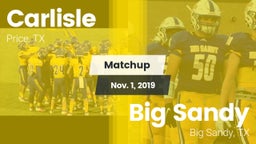 Matchup: Carlisle vs. Big Sandy  2019