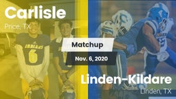 Matchup: Carlisle vs. Linden-Kildare  2020