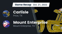 Recap: Carlisle  vs. Mount Enterprise  2022