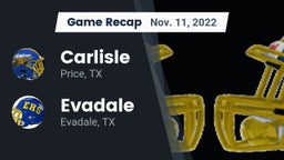 Recap: Carlisle  vs. Evadale  2022