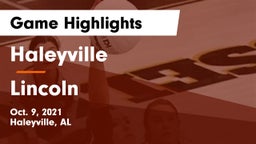 Haleyville  vs Lincoln Game Highlights - Oct. 9, 2021