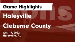 Haleyville  vs Cleburne County Game Highlights - Oct. 19, 2022