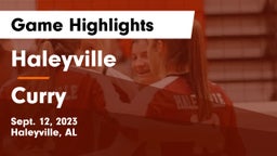 Haleyville  vs Curry  Game Highlights - Sept. 12, 2023