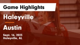 Haleyville  vs Austin Game Highlights - Sept. 16, 2023