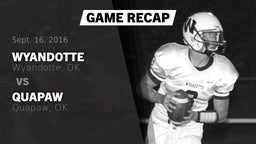 Recap: Wyandotte  vs. Quapaw  2016