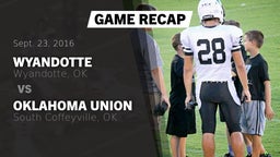 Recap: Wyandotte  vs. Oklahoma Union  2016