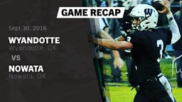 Recap: Wyandotte  vs. Nowata  2016