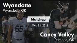 Matchup: Wyandotte vs. Caney Valley  2016