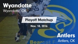 Matchup: Wyandotte vs. Antlers  2016