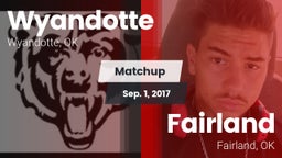Matchup: Wyandotte vs. Fairland  2017