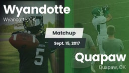 Matchup: Wyandotte vs. Quapaw  2017