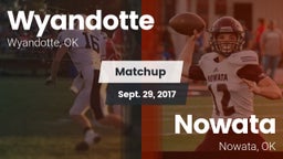 Matchup: Wyandotte vs. Nowata  2017