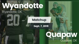 Matchup: Wyandotte vs. Quapaw  2018