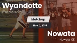 Matchup: Wyandotte vs. Nowata  2018