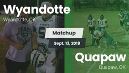 Matchup: Wyandotte vs. Quapaw  2019