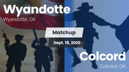 Matchup: Wyandotte vs. Colcord  2020