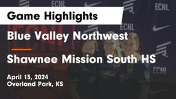 Blue Valley Northwest  vs Shawnee Mission South HS Game Highlights - April 13, 2024