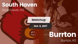 Matchup: South Haven vs. Burrton  2017