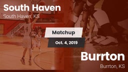 Matchup: South Haven vs. Burrton  2019