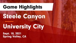 Steele Canyon  vs University City Game Highlights - Sept. 18, 2021