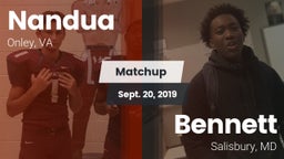 Matchup: Nandua vs. Bennett  2019