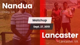 Matchup: Nandua vs. Lancaster  2019