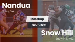 Matchup: Nandua vs. Snow Hill  2019