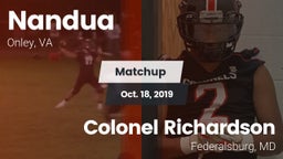 Matchup: Nandua vs. Colonel Richardson  2019