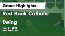 Red Bank Catholic  vs Ewing  Game Highlights - Jan. 21, 2024