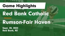 Red Bank Catholic  vs Rumson-Fair Haven  Game Highlights - Sept. 20, 2022