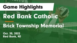 Red Bank Catholic  vs Brick Township Memorial  Game Highlights - Oct. 20, 2022